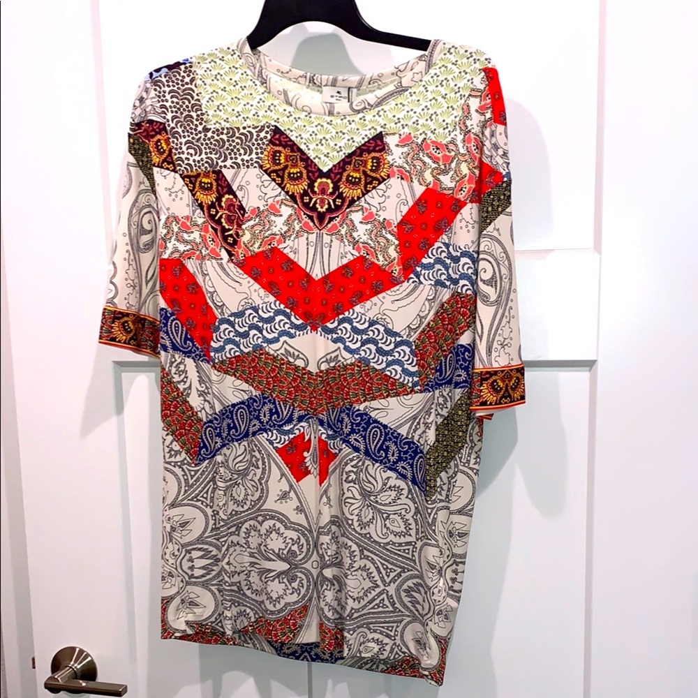 NWT Etro Patchwork printed Blouse
